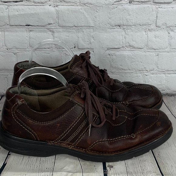 CLARKS LEATHER CASUAL DRESS SHOE SIZE 12 main image 9